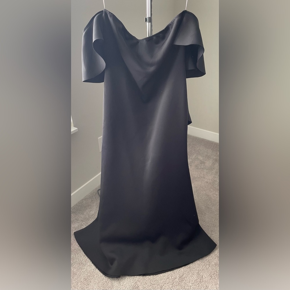 Plus Size Maternity Scuba Evening Gown